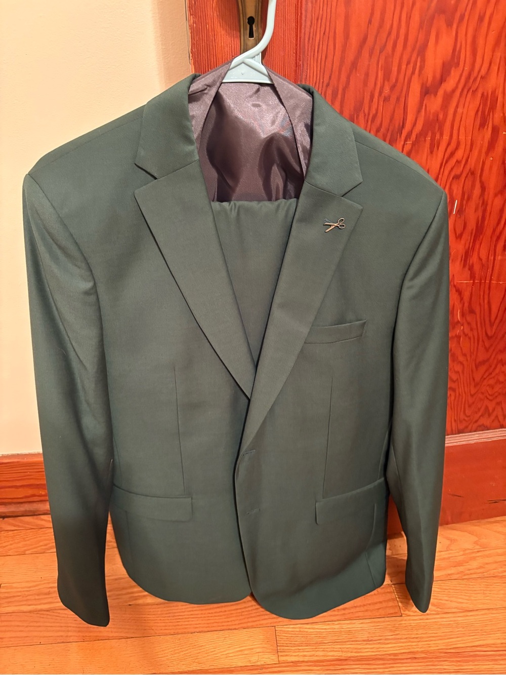 Men's Classic Dark Green Blazer - Tailored Suit Jacket